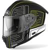 MOTOTOPGUN CASCO AIROH SPARK CYRCUIT BLACK MATT S
