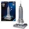 Ravensburger - Puzzle 3d Iconics Empire State LED | Puzzle 3d Per Adulti E Bambini A Partire Dagli 8 Anni | Modellismo Da Costruire Adulti Di 216 Pezzi | Regalo Bambino 8 Anni E Più