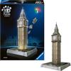 Ravensburger - Puzzle 3d Iconics Big Ben LED | Puzzle 3d Per Adulti E Bambini A Partire Dagli 8 Anni | Modellismo Da Costruire Adulti Di 216 Pezzi | Regalo Bambino 8 Anni E Più
