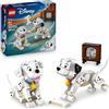 LEGO ǀ Disney Pongo e Peggy - La Carica dei Cento e Uno - Animali Giocattolo per il Gioco e l'Esposizione - Figure con Teste, Gambe e Code Mobili - Con Osso e TV - Regalo per Bambine da 6 Anni 43271