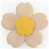 meanus Ventosa, giocattolo rotante da tavolo, ventosa sensoriale, in silicone, per bambini come giocattolo da bagno, Baby Regalenkee (Cream(Bloom))