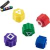 GWAWG 5 pezzi Gonggi Jack Korean Stones, Gonggi Tradizional Korean Game Set, Gonggi Korean Game, Gonggi Game, Skill Game with Stones, Hand Eye Coordination Training Toy for Children