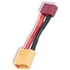 Dilwe Connettore XT60, Cavo del Connettore per Spina T Femmina a XT60 Maschio 14AWG, per Batteria RC, Caricatore, ESC for Rc Car, Drone, Modelismo, Quadricicli, Automobile, Elettronica
