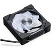 PHANTEKS Ventola Phanteks D30 PWM Reverse Airflow D-RGB 120mm Kit da 3 Nero