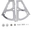 Zerodis 2PCS Scarpe Cassetto Armadio in Acciaio INOX Cerniere Turing Rack Raccordi di Ricambio per Cucina Soggiorno Scarpiera in Telaio Cerniere Furniture Parts Hardware（1 Layer）