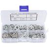 YWBL-WH Set di Rondelle di Sicurezza, 700 pezzi di rondelle dentate 304 in acciaio inox con rondella dentata Rondelle dentate esterne Assortimento M3 M4 M5 M6 M8, Anello Di Tenuta Della