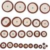 Bnineteenteam Pads in pelle per sassofono, Pads in pelle di ricambio con 26 pezzi multi formato, Cuscinetti in pelle per sax alto e tenore, Accessori essenziali per musica, concerti e allenamento