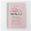 Mr. Wonderful - Quaderno A5 3D Pesca - Always ready for the good
