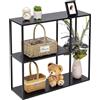 HDANI Tavolo Consolle,Mobili Ingresso Moderno,Consolle Ingresso,Telaio Robusto e Stabile,Piedini Regolabili,per Soggiorno,Corridoi,Porta d'ingresso,80×25×75cm,Nero
