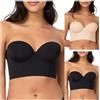 CEWIFO Reggiseno Comfort da Donna Senza Fili, Leggermente Foderato,Quotidiano Donna Reggiseno Senza Spalline Reggiseno a Fascia Senza Ferretto Elasticizzato