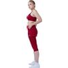 Sportkind Gonna da tennis 2 in 1 con tasche e 3/4 Capri leggings, gonna da corsa, pantaloni da yoga con gonna, sport skapri