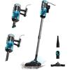 Cecotec Scopa Elettrica Senza Fili Conga Popstar 600 Vital, 600W, 18kPa Aspirazione, Cyclonic System, Filtro Alta Efficienza, 6m Portata, 500 ml Serbatoio, 360º Twisted, 2 Accessori