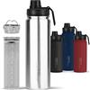 720°DGREE Borraccia termica 710ml "noLimit" + Infusore Frutta - Ermetica, adatta a bevande gassate - Tappo a vite - Ideale per bambini, scuola, ufficio, fitness e outdoor