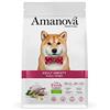 Amanova Cibo Secco Super Premium per Cani di Taglia Media o Grande con Tendenza ad ingrassare Gusto Tacchino - 100% Naturale, ipoallergenico e monoproteico - Low Grain - Cruelty Free - Formato 10 kg