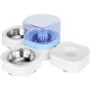 Fdit Alimentatore per cani per gatti Fontana automatica per gatti Bevitore per animali domestici Distributore di acqua Alimentatore automatico multifunzione per animali domestici (Cat Dog Feeder)