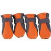 Generic 4 stivali per cani antiscivolo e protezione per zampe per marciapiedi caldi estivi, stivali per cani con protezione, scarpe riflettenti per zampe cane