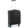RONCATO Crosslite Trolley morbido cabina espandibile 4 ruote Nero