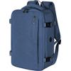 Gluckstar Zaino Ryanair 40x20x25 Bagaglio a Mano 20L Zaino da Viaggio Aereo per Donna Uomo Cabina Valigia per EasyJet Wizzair Lavoro Scuola Weekend (Blu)