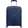 American Tourister Tracklite - Spinner Piccolo Bagaglio a Mano, S (55 cm - 34 L), Blu (Dark Navy)