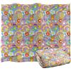LOGOVISION Popples Pop Pattern Coperta super morbida al tatto setoso - 152 x 127 cm