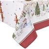 Elrene Home Fashions - Tovaglioli di Babbo Natale, Multicolore, 60 x 120 (Tablecloth)