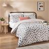 Duvet Day Copripiumino Robi - Design contemporaneo a pois con tessuto morbido al tatto (Lino/Antracite - King)