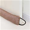 Marwood Paraspifferi sotto porta, 106 cm, paraspifferi per porte e finestre, paraspifferi ponderato per porta d'ingresso, blocco del rumore per la parte inferiore della porta, marrone, 106,7 cm