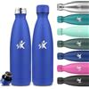 Grsta Borraccia- 750 ml- Borraccia Termica, Senza BPA, Borraccia Acciaio Inox, Senza Perdite, Borraccia Metallo, Isolato Sottovuoto, Borracce per Fitness, Campeggio, Escursionismo, Yoga, Viaggio