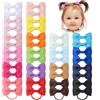 choicbaby 40pcs neonate capelli fiocchi cravatte per capelli fascia elastica supporto coda di cavallo elastico corde per capelli accessori per capelli per bambini piccoli bambine