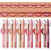 Beauty Glazed 6 pezzi Matita per labbra con 6 pz. di olio nutriente per labbra, set di lucidalabbra, set di trucco 2-in-1 a lunga durata e idratante, set regalo di trucco per labbra lucide, leggere e colorate