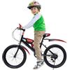 KigerNee Mountain bike da 20 pollici, telaio in acciaio al carbonio, per bambini a partire dai 6 anni, con cambio a 7 marce e doppio freno a V, portata 85 kg, per tutte le stagioni, per ragazzi e ragazze