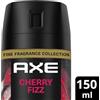 AXE - Deodorante da uomo - Spray - Collezione Profumo Prestige - Cherry Fizz - Nuova tecnologia anti-odore rinforzata - 72 h di protezione - (confezione da 6 x 150 ml)