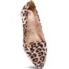 Rollasole Into The Wild, scarpe basse pieghevoli da donna, ballerine pieghevoli per viaggi o regali da donna, Leopard, 36/37 EU