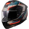 LS2 - Casco LS2 - Casco FF808 Stream II Road Matt Nero / Blue