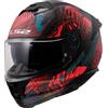 LS2 - Casco LS2 - Casco FF808 Stream II Jungle Matt Nero / Rosa / Blue