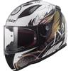 LS2 - Casco LS2 - Casco FF353 Rapid II Boho Bianco / Nero / Rosa