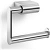 Zack ATORE porta rotolo, 40471, ATORE acciaio inox levigato [Accessori Bagno > Porta Rotolo]