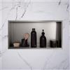 Viverso x wall nicchia a parete in acciaio inox La: 600 A: 300 mm, con telaio slim, VU9801BS, x wall [Accessori Bagno > Mensole Doccia]
