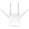Strong Router Wifi 1200, 4 Porte Ethernet LAN, 4 Antenne, Dual Band, Porta USB, Slot Micro SD, Installazione Immediata. Bianco