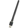 Annadue Schede di rete wireless, ricevitore USB WIFI, portatile, 150 m, compatibile per Android/per Win, adattatore di rete per casa e ufficio, nero