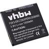vhbw batteria sostituisce Sony BA900 per smartphone cellulare (1500mAh, 3,8V, Li-Ion)