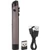 Cerlingwee Penna Mouse Wireless, Penna Tascabile Ottica Bluetooth 2.4G con Funzione Stilo Mini Mouse Ricaricabile Ergonomico per Scrittura a Mano Wireless per Laptop Tablet Smartphone