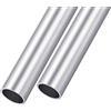 METALLIXITY Tubo Alluminio 6063 (20mm OD x 17mm ID x 200mm L) 2pz Rotondo Tubatura per Casa Arredamento Macchinari Fai Da Te Artigianato