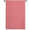 ggaimwf Tende a quadretti rosse e bianche per soggiorno, stile classico, a quadri, tende per finestre, camera da letto, cameretta dei bambini, porta interna e posteriore, 107 x 160 cm, 1 pannello