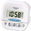 Casio Collection Clock, Resina, Bianco/Bianco, Taglia Unica