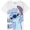 Disney Stitch T-Shirt da Ragazza, Design 'Aloha', T-Shirt a Maniche Corte per Bambina, Regalo per Ragazza e Adolescenti, Taglia 10 Anni | Bianco