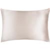 Dorian Home Federa in Seta 100% Naturale 50 x 75 cm, Federa per Cuscino Con Zip in Seta 22 Momme Alta Qualità, Anticrespo e Antietà, Protegge la Pelle e i Capelli (Perla)