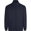 Mukua SZ270U Cooper; Felpa Unisex Cerniera; Colore Denim Blu; Taglia L, Denim Blu, L