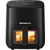 Melchioni Family | Marianna New, Friggitrice ad Aria 5L, Compatta, Touch Display, 7 Programmi, Antiaderente, Timer 60 Min, Temperatura 80°-200°C, Controllo Cottura Senza Aprire lo Sportello