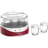 Moulinex Yogurteo YG2295, 7 bicchieri da 160 ml, interruttore on/off, luce di temperatura, facile da usare, sano, ecologico, parti lavabili in lavastoviglie